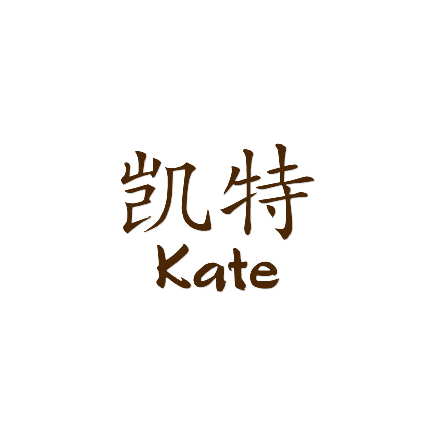 kate◡̈⃝︎⋆︎* Chinese Symbol Kate Name - Decal Sticker - Multiple Colors & Sizes